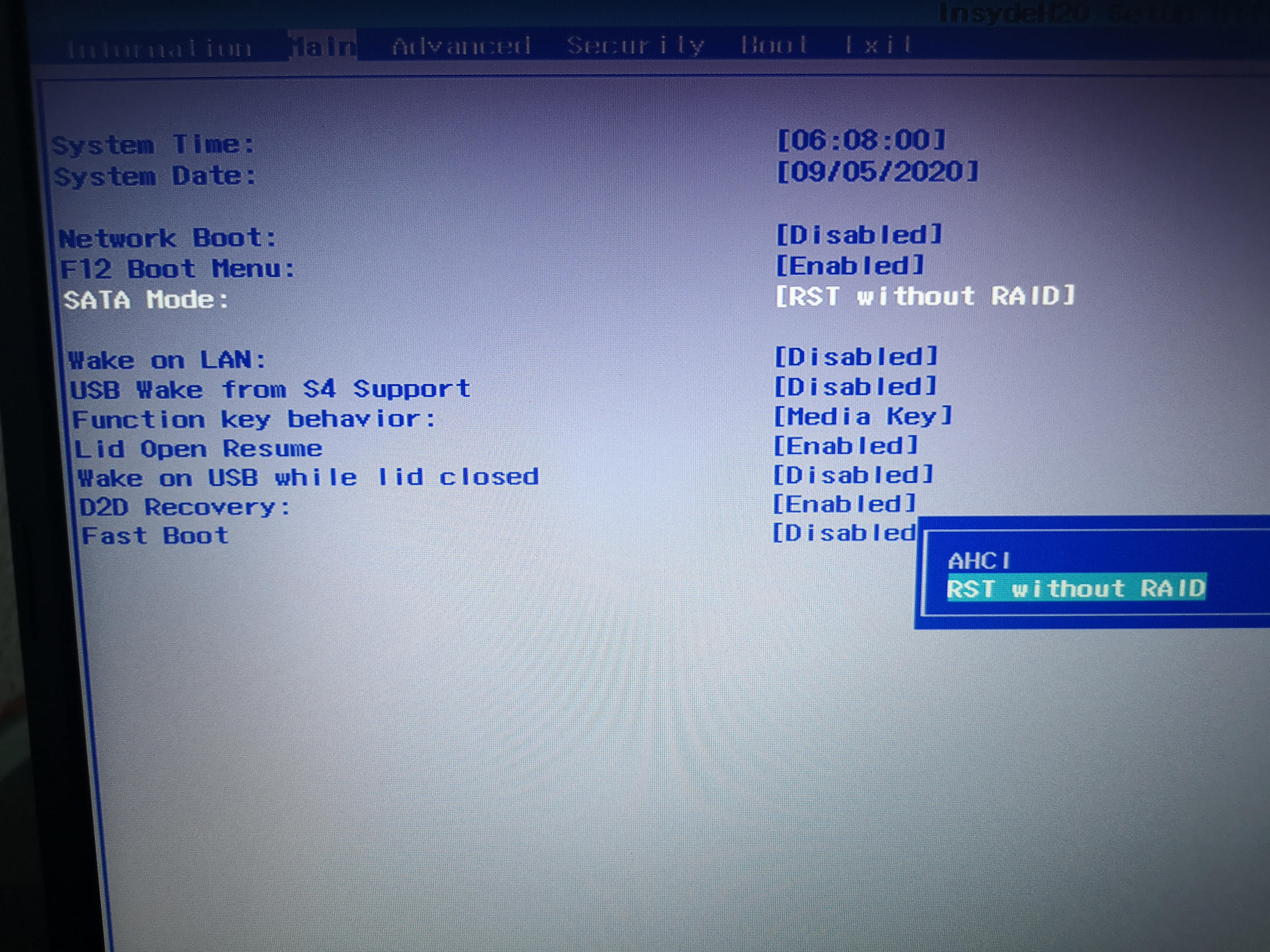 Problema de Dualización en equipos con RST activado en la BIOS